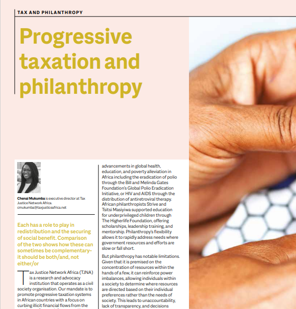 Progressive  Taxation and  Philanthropy