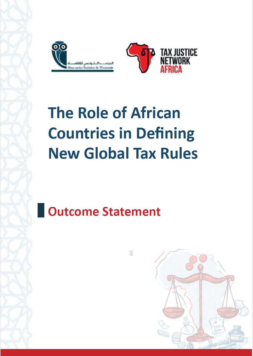 Outcome Statement: The Role of African Countries in Defining New Global Tax Rules 
